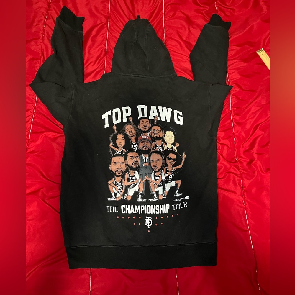 TDE Championship Tour Hoodie Men's L Kendrick Lamar Top Dawg Entertainment SZA